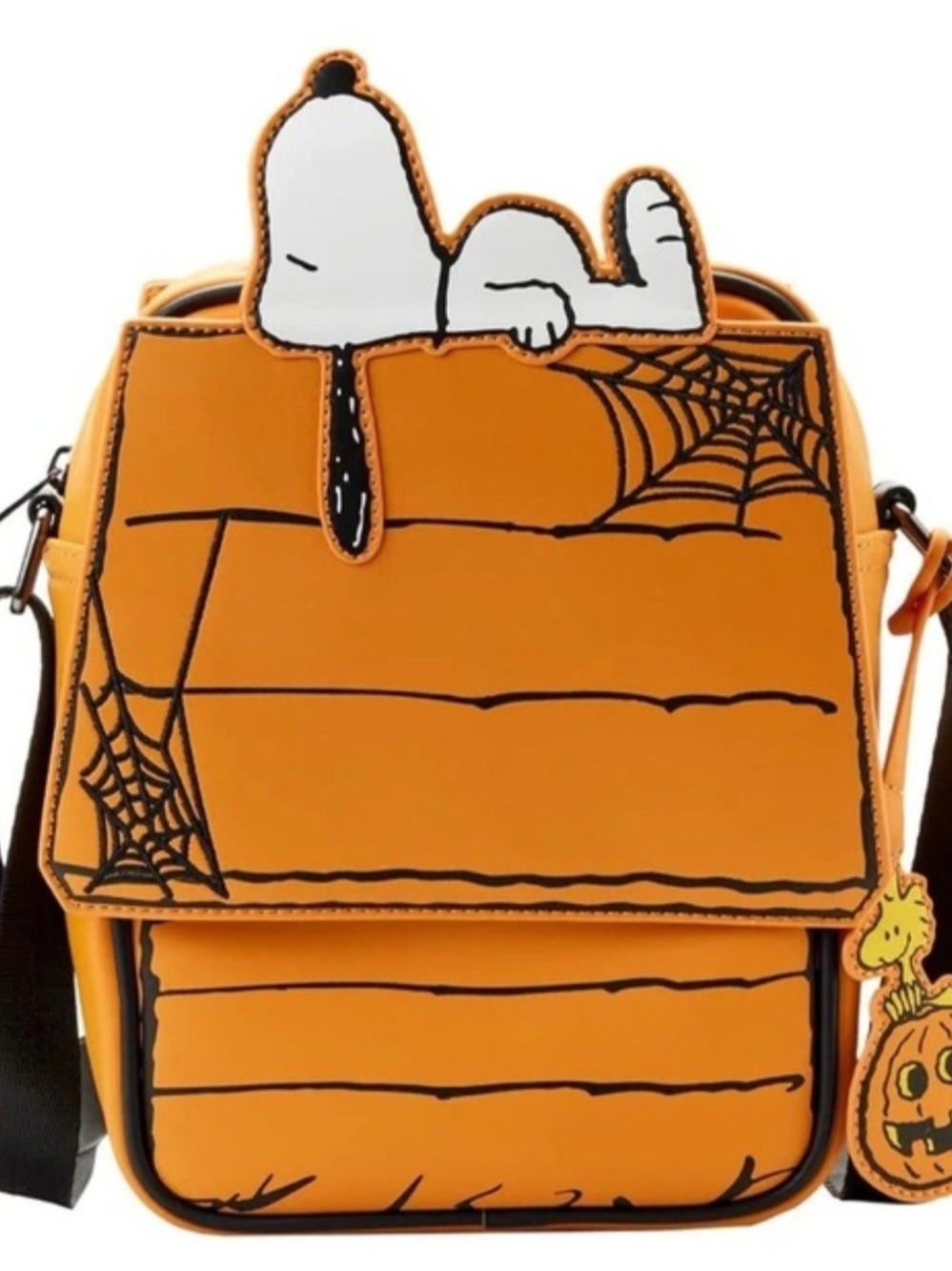 Peanuts Snoopy Loungefly Orange Halloween Crossbody Bag NWOT